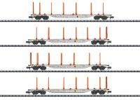 KLV-Tragwagen-Set Bauart Sgns der AEE Cargo/Hector Rail