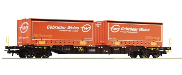 Roco 77344 Containertragwagen Sgnss ÖBB