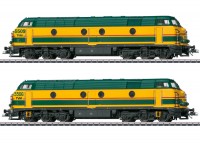 Diesellokomotive Serie 55 in Doppeltraktion der SNCB/NMBS