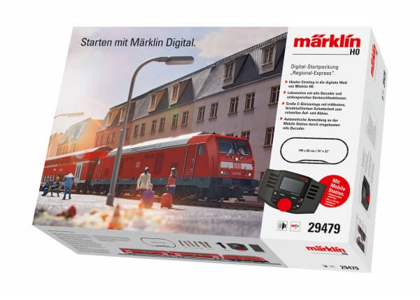 Märklin 29479 Digital-Startpackung Regional Express mit BR 245 + Sound