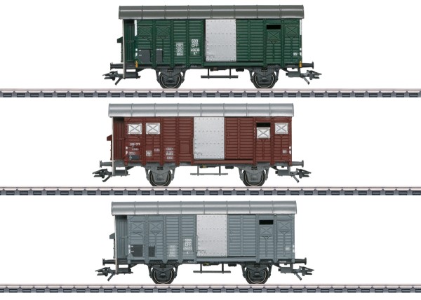 Märklin 46568 Güterwagen-Set gedeckten Güterwagen K3 SBB
