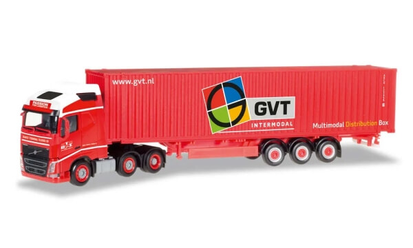 Herpa 084192 Volvo FH Gl. 6x2 45 ft. Container-Sattelzug GVT NL
