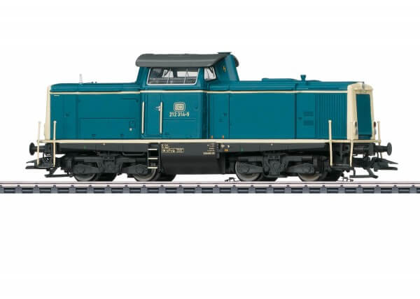 Märklin 39212 H0 Diesellokomotive Baureihe 212 DB in Ozeanblau/Elfenbein