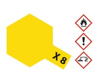 X-8 Zitronen-Gelb, Acryl, glänzend, 23 ml
