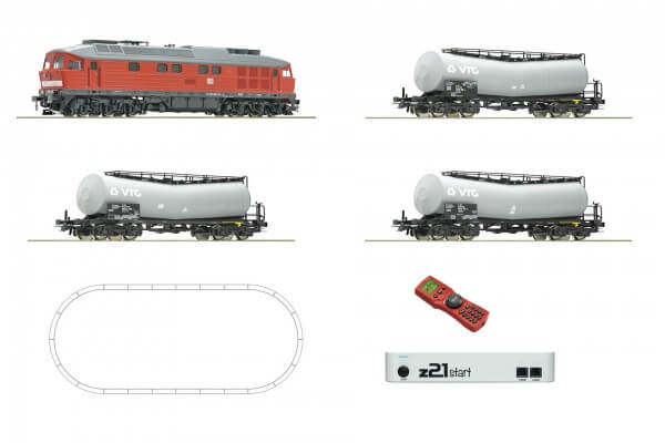 Roco 51288 Digital z21®start Set: Diesellokomotive BR 232 mit Kesselwagenzug