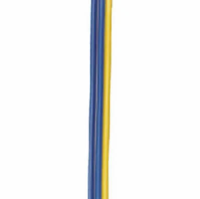 BRAWA 32392 Flachbandlitze 0,14 mm² 25 m blau gelb