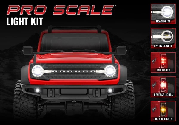 TRAXXAS® 9783 LED-Licht-Kit TRX-4M Bronco Pro Scale komplett