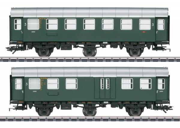 Märklin 43195 H0 Umbauwagen C3yg 3. Klasse und CPw3yg 3. Klasse mit Gepäckabteil