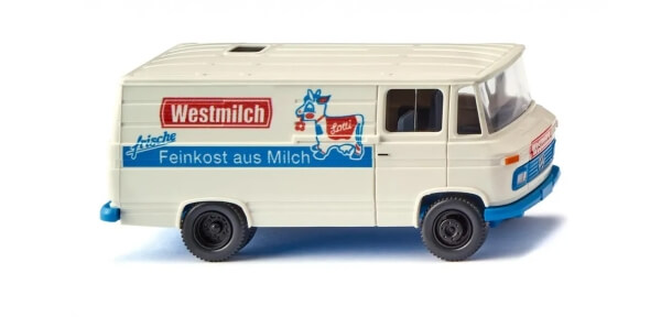 Wiking 027058 Mercedes-Benz L 406 Kastenwagen "Westmilch"