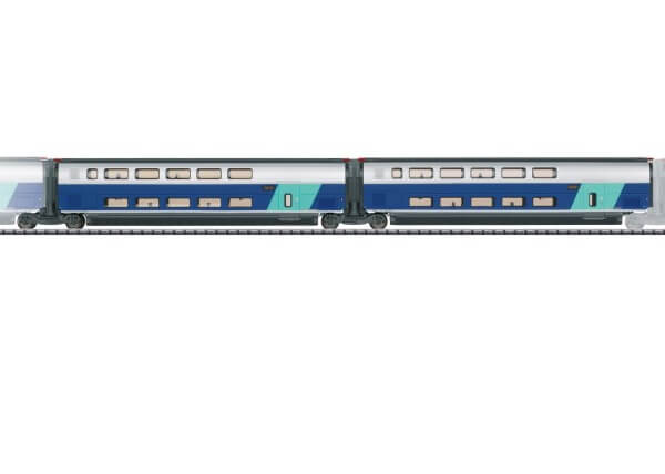 Trix H0 23488 Ergänzungswagen-Set 2 zum TGV Euroduplex
