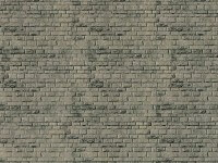 Mauerplatte Haustein natur aus Karton, 25 x 12,5 cm, 10 Stück