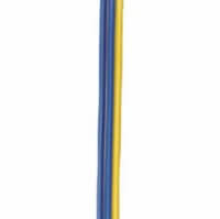 Flachbandlitze, 0,14 mm², 25 m, blau/blau/gelb