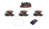 Analog Start Set Dampflokomotive BR 80 mit Güterzug der DB
