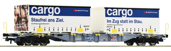 Roco 6600028 Containertragwagen Sgnss SBB Cargo