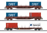 Containerwagen-Set der SNCB / NMBS