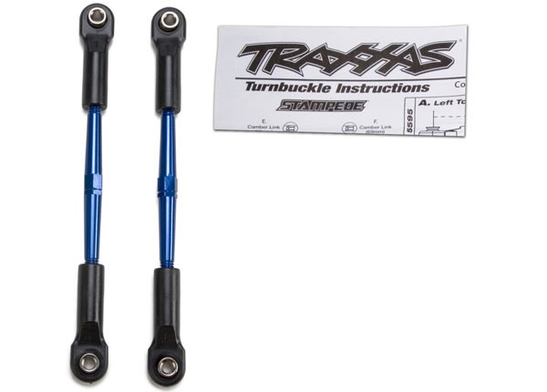 TRAXXAS® 2336A Aluminium-Spurstangen blau eloxiert 61mm 2 Stück 