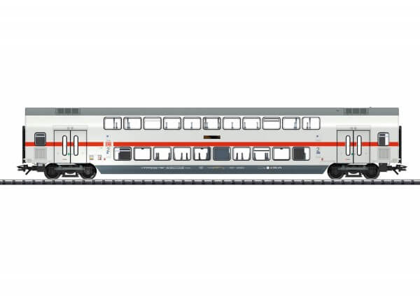 TRIX 23251 IC2 Doppelstock-Mittelwagen DBpza 682.2 2. Klasse mit Innenbeleuchtung