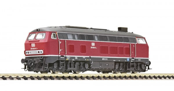 FLEISCHMANN 724210 Spur N Diesellokomotive BR 210 der DB altrot mit Gasturbinenantrieb analog