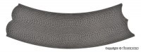 Straßenplatte Kopfsteinpflaster, 45°-Kurve, Radius 30 cm