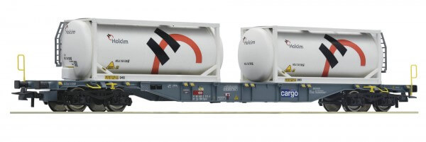 Roco 76943 H0 Containertragwagen mit HOLCIM Tankcontainern der SBB