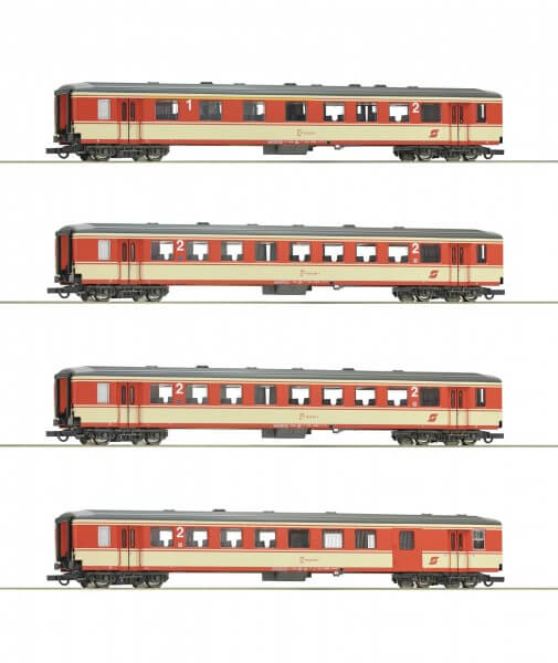 H0 Schlierenwagen der Österreichischen Bundesbahnen ÖBB Roco 74130