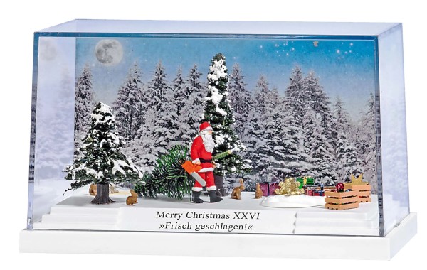 Busch 77628 Diorama Merry Christmas XXVI Frisch geschlagen