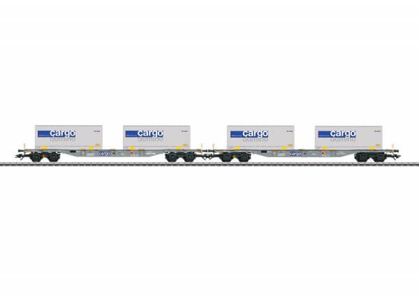 Märklin 47096 Container-Tragwagen Sgnss mit Wechselpritschen