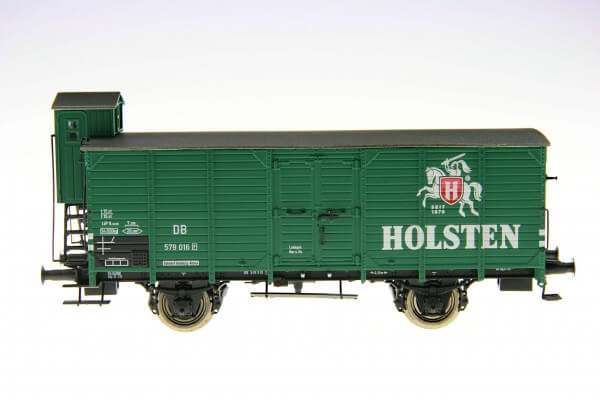 BRAWA 49011 Gedeckter Güterwagen G10 "Holsten Bier" der DB