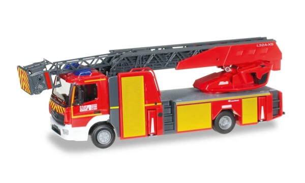 Herpa H0 095679 Mercedes-Benz Atego ‘13 Drehleiter Feuerwehr Mulhouse 