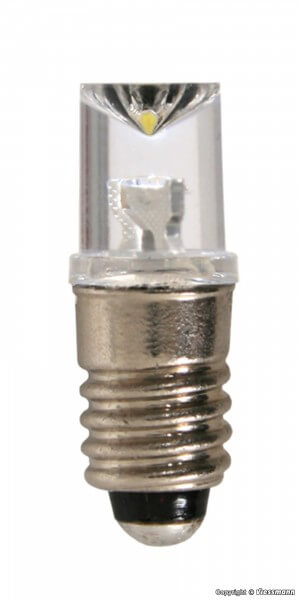 Viessmann 6019 LED-Leuchte weiß mit Gewindefassung E 5,5