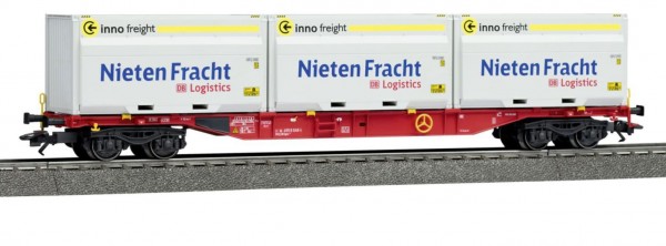 Märklin 47092 Container-Tragwagen inno freight Nieten Fracht