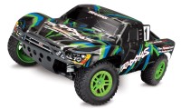 TRAXXAS® Slash® 4x4 grün/blau, RTR, 4WD mit Akku und Ladegerät