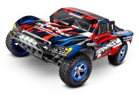 TRAXXAS® Slash® rot/blau, RTR, 2WD mit LED, Akku und Ladegerät