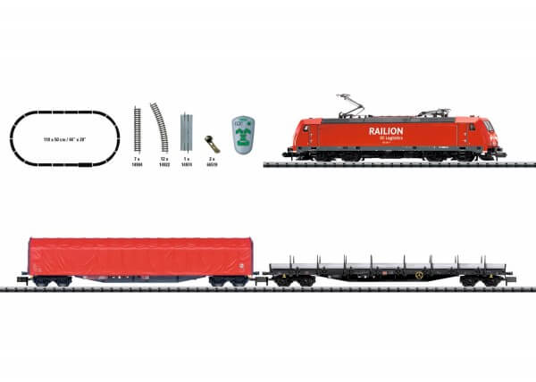 Minitrix 11145 Spur N Digital-Startpackung "Güterzug" Baureihe 185.2