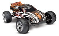 TRAXXAS®  Rustler® XL-5, orange, RTR, 2WD mit Akku und Ladegerät