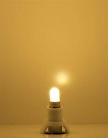 LED-Beleuchtungssockel, warm weiß mit Gewinde