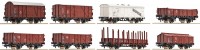 8-teiliges Güterwagen Set der DB