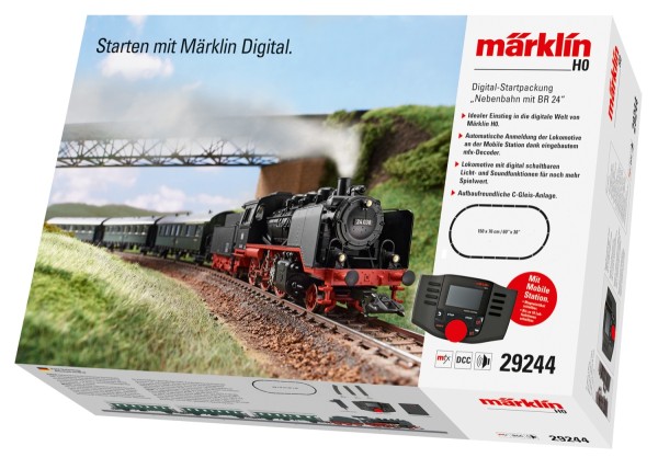 Märklin 29244 Digital-Startpackung Nebenbahn mit BR 24