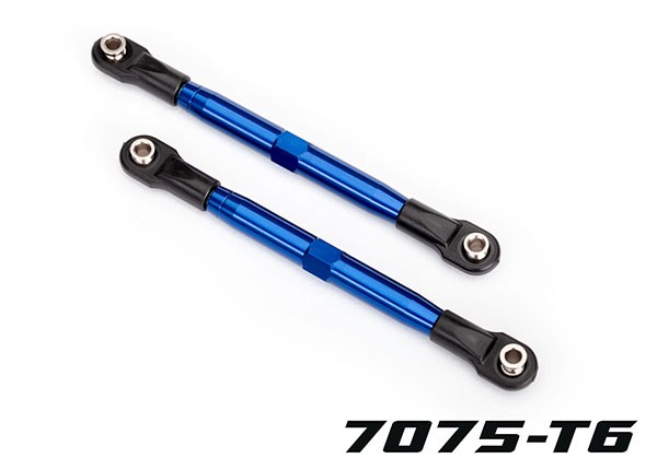 TRAXXAS® 6742X Spurstange Sturzstange 7075-T6 Aluminium blau-eloxiert 87mm