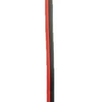 Flachbandlitze, 0,14 mm², 25 m, rot/schwarz