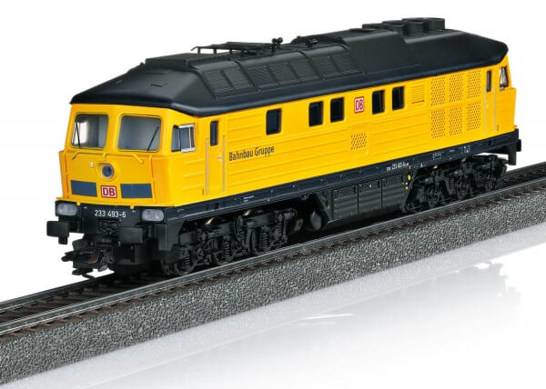 TRIX 22402 H0 Diesellokomotive Baureihe 233 Tiger mit Rauchentwickler (Piezo-Vernebler)