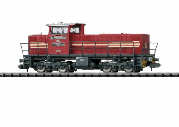 Minitrix 16061 Spur N Diesellokomotive MaK DE 1002 der BE rubinrot
